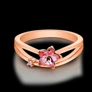 Rose gold ring